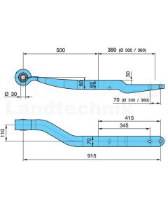 Blattfeder 7AL-500/3803D110K_30SGS1 x 62