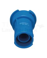 Deckel-Prüfadapter, blau, R123 / R125