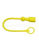TF12 Staubkappe Stecker PVC DN12 Gelb