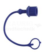 FFH Staubkappe Stecker PVC DN10 Blau