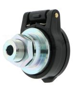 Halter für Stecker DN12 Schwarz